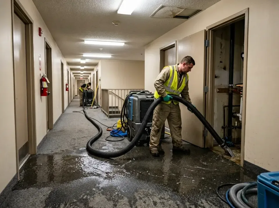 multi-unit-apartment-hallway-f-005 — frequently asked questions, Emergency Burst Pipe Water Extraction & Removal in Port Ewe…